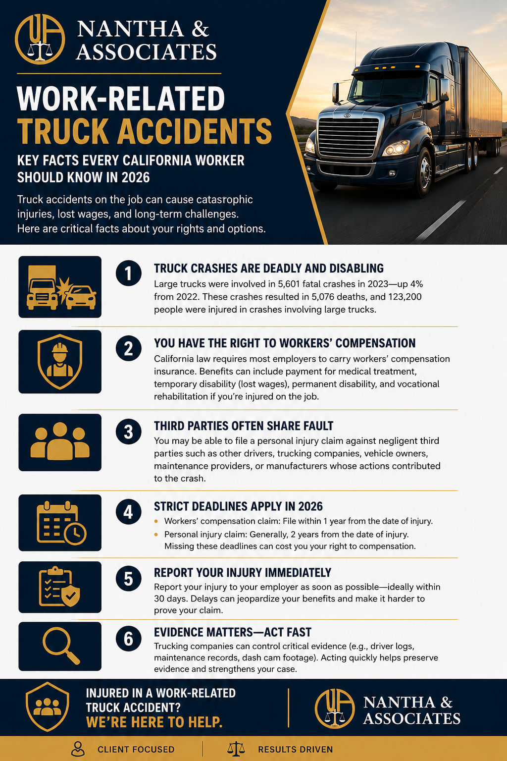 Truck Accident Attorney Infographic